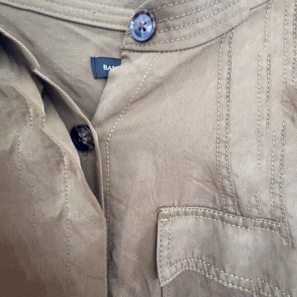 Banana Republic Olive Green Long Sleeve Jumpsuit Size 16 - Picture 1 of 3